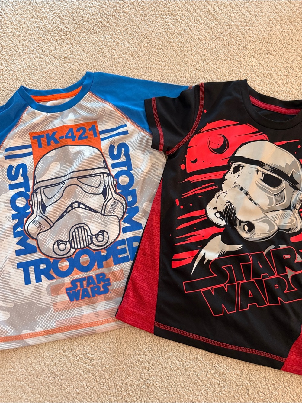 Star Wars Active Performance Short Sleeve Tee Bundle Sz 4